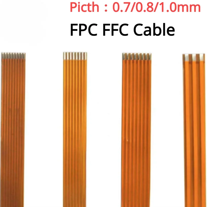 1Pcs/lot FPC FFC Cable PCB Wire Connector 0.7mm Pitch 3 4 5 6 7 8 9 10 12 16 18 20 22 24 30 36 40 Pin