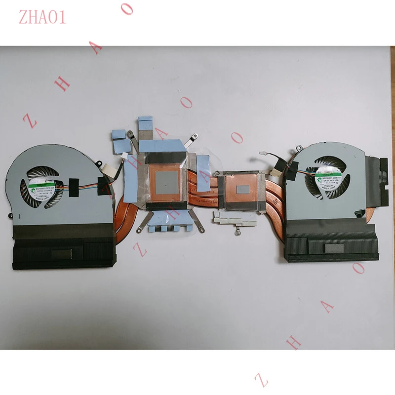 Z  0K2PKV 0FRPY8 FOR DELL Alienware 17 R4 GTX1080 CPU/GPU Cooling Heatsink Fan