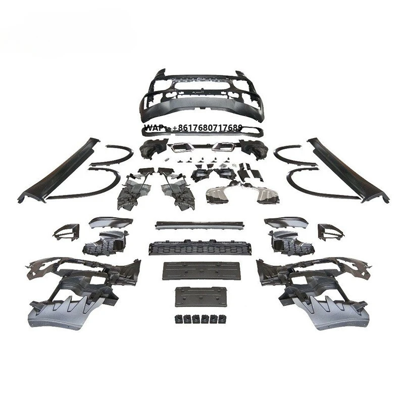 2020 X5 G05 M-TECH Body Kit for G05 to MT Style with Front Bumper Rear Bumper Side Skirt and Over Fenders X5 Body Kit