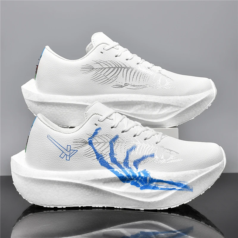 

Men's Running Shoes Couple Non-Slip Luxury shoes Trainer Race Sneakers Jogging Breathable Outdoor Cushioning Mesh Off-road Shoes