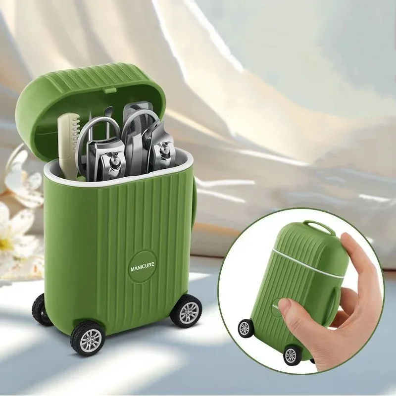 

Portable Stainless Steel Nail Clippers Mini Suitcase Nails Trimmer Beauty Health Tools Manicure Pedicure Knife Cuticle Scissors