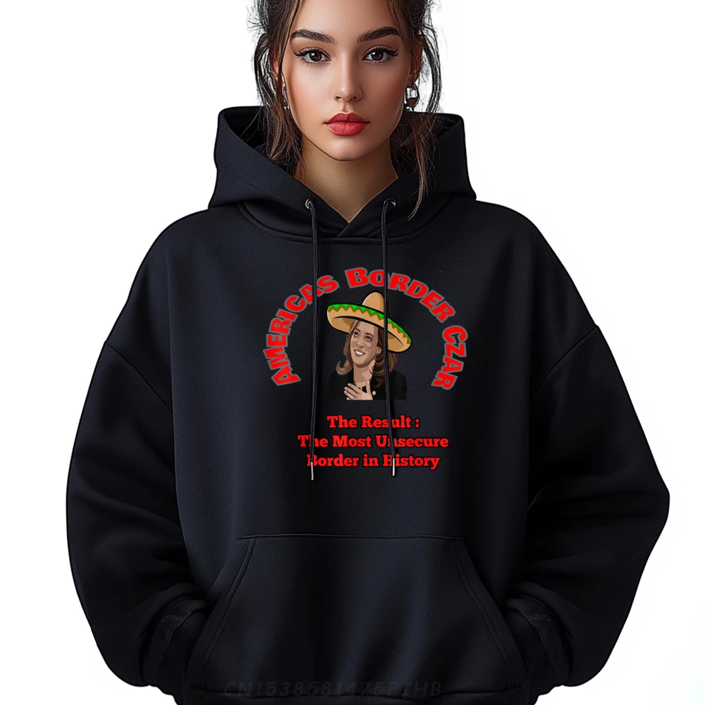 

Kamala Harris Border Czar Funny Gift Idea Long Sleeve Hoodies Autumn Crewneck Adult Hoodies Gift Idea Hoodies Graphic