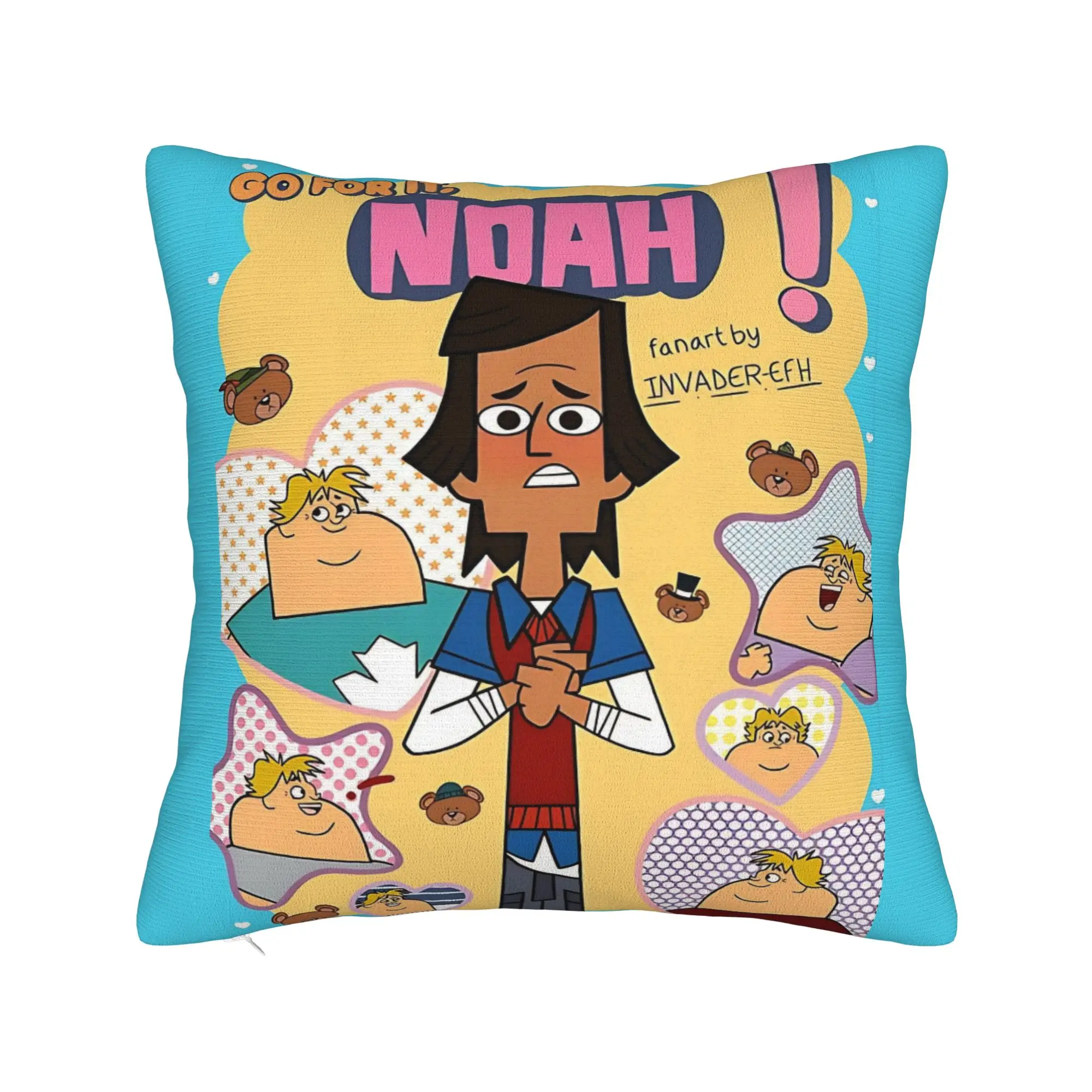 Go for it  Noah Totals Dramas  Square Pillow Cases  Cushion Covers Awesome Decorative Throw Pillow Case Cover for Car 40*40cm