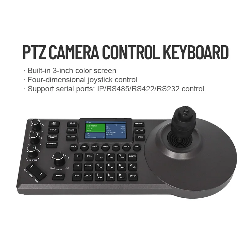 Oneking-RT20 テレビスタジオ機器放送カメラコントローラー 4D USBジョイスティック IP PTZコントローラー ジョイスティック