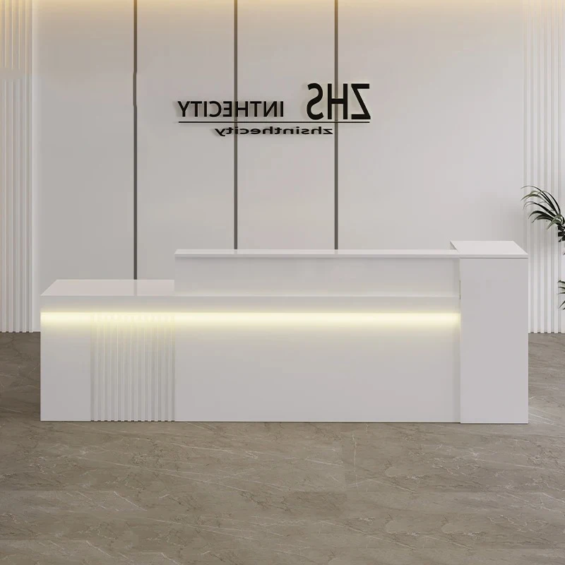 

Salon Luxury Reception Desk Counter Beauty Simple Salon Save Space Reception Desks Modern Comptoire Accueil Unique Furniture