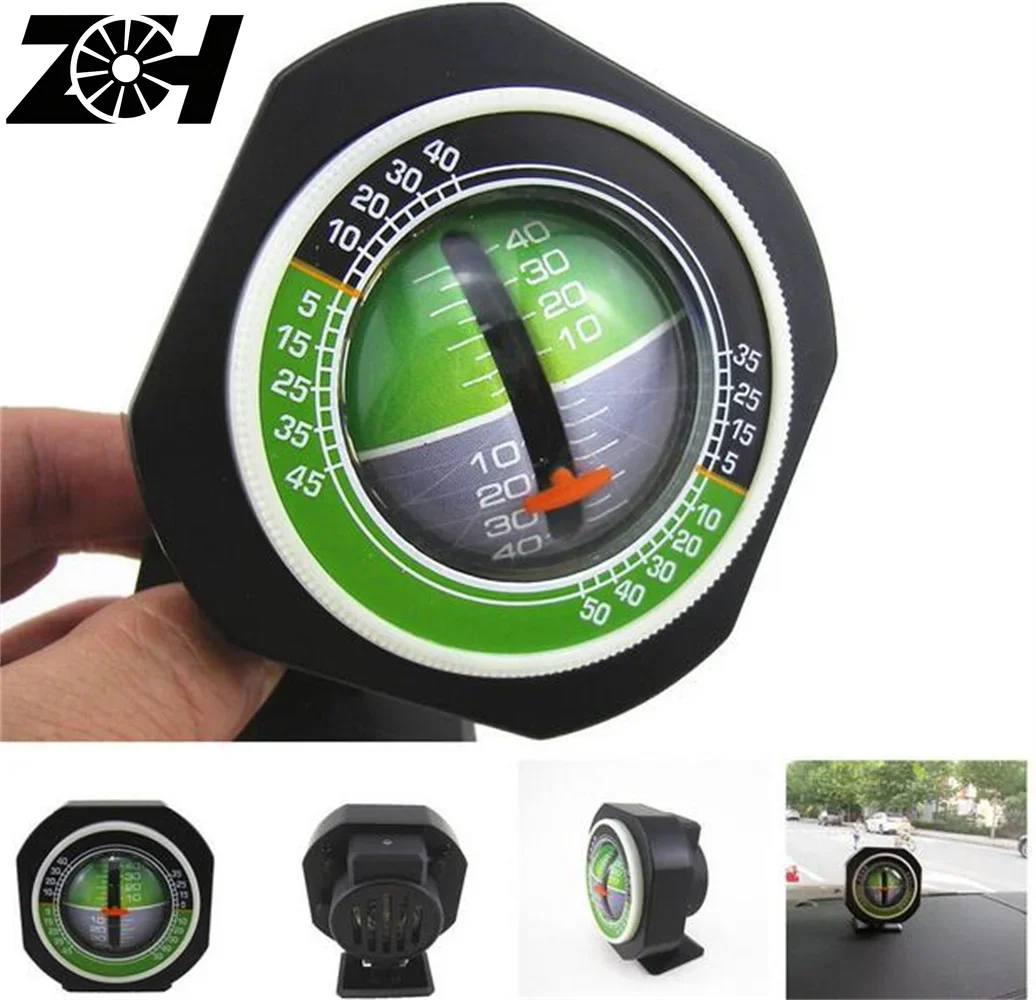 Universal New Professional Car Truck Angle Tilt Indicator Balancer Backlight Slope Meter Gauge Tool