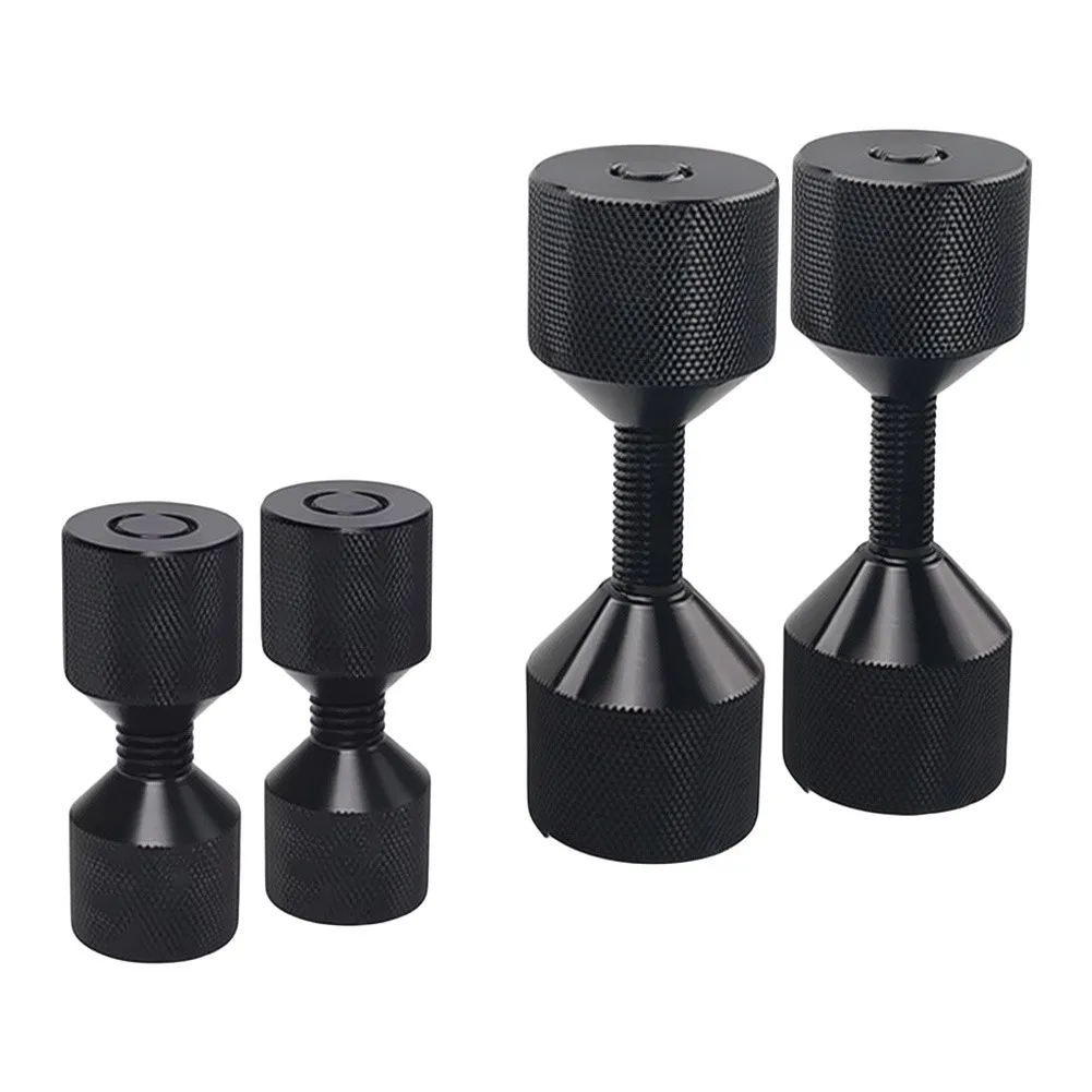 4X Flange Two Hole Alignment Pins 1-1/8 1-5/8 Inch 304 Stainless Steel For Industrial Surveying Leveling Equipment Tool Black