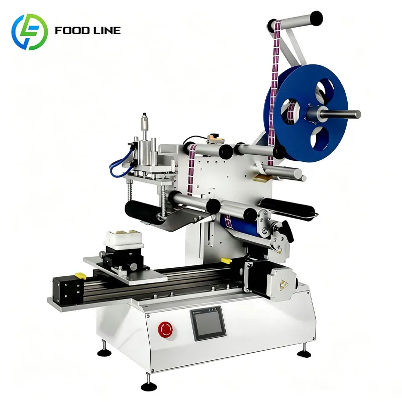 Jar Labeling Machine Automatic Industrial Sticker Applicator For Food Sauce Cosmetic Container Customized