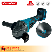 Kamolee M10 100mm/125mm 18500RPM Brushless Cordless Angle Grinder 3 Speed Cutting Power Tools Compatible For Makita 18V Battery