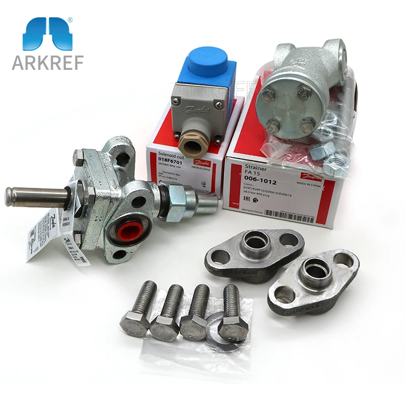 Ammonia Fluo-rine AC EVRA20 Solenoid Valve for HVAC 032F6220 Refrigerator Refrigeration System