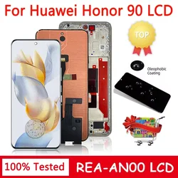 6.7“ New For Huawei Honor 90 LCD Display Touch Screen Digitizer Assembly Honor90 REA-AN00, REA-NX9 Display With fingerprints