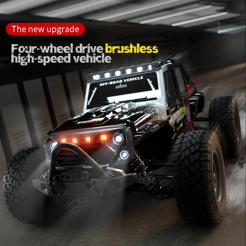 

1:16 4WD RC Car 16103PRO — 70 км/ч, бесщеточный и матовый, 50 км/ч, пульт дистанционного управления 2,4G, высокоскоростной внедорожный дрифт Monster Truck