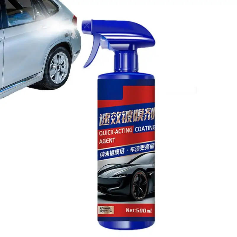 

Car Coating Agent 500ml Car Wax Polish Spray Nano Coating Agent High Protection Easy Clean Fast-Acting Scratch Repair Coating