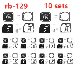 10Sets/5/1Set Rb-129 Carburetor Repair Kit Chainsaw Repair Kit For Walbro Carburetor For STIHL MS 180 170 MS180MS170 018 017