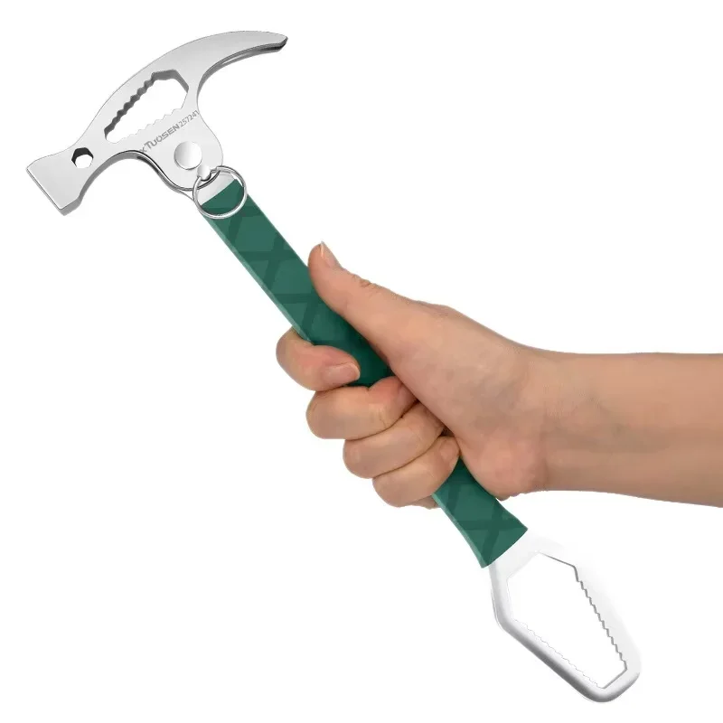 Industrial grade multifunctional woodworking special self tightening universal high hardness movable sheep horn hammer wrench