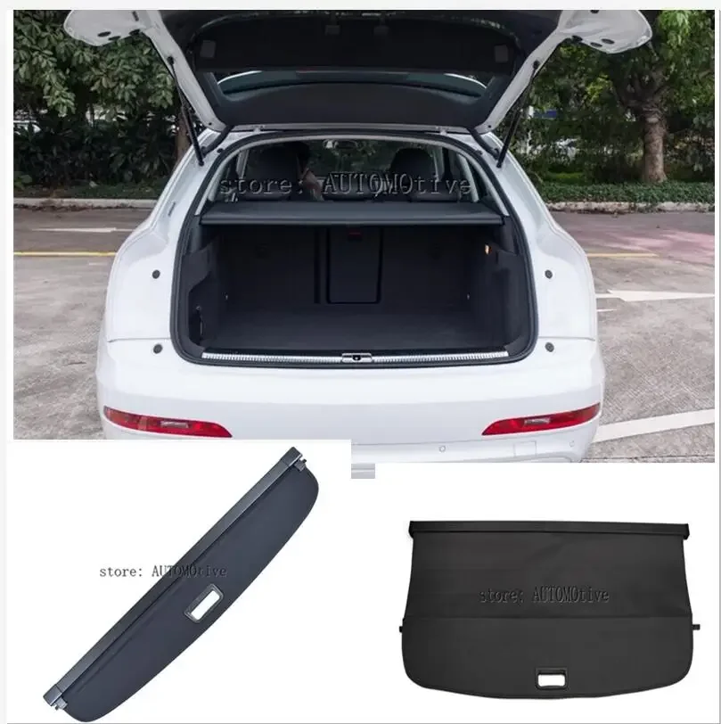 

Car Rear Trunk Security Shield Cargo Cover For Audi Q3 2010.2011.2012.2013.2014.2015.2016.2017 High Qualit Auto Accessories