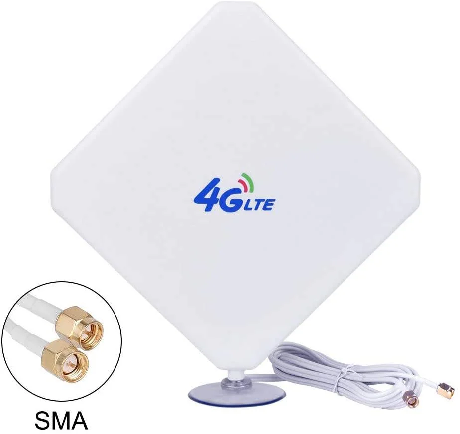 

Антенна 4G 35dbi SMA LTE Антенна с присоской Сетевая антенна дальнего действия с высоким коэффициентом усиления для 4G WiFi-маршрутизатора Мобильная точка доступа