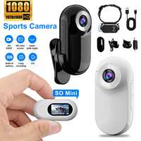 1080P Thumbcam Mini Sports Camera Portable Body Chest Fixed Motorcycle Recorder Pet Video Recorder HD DV Life Recorder