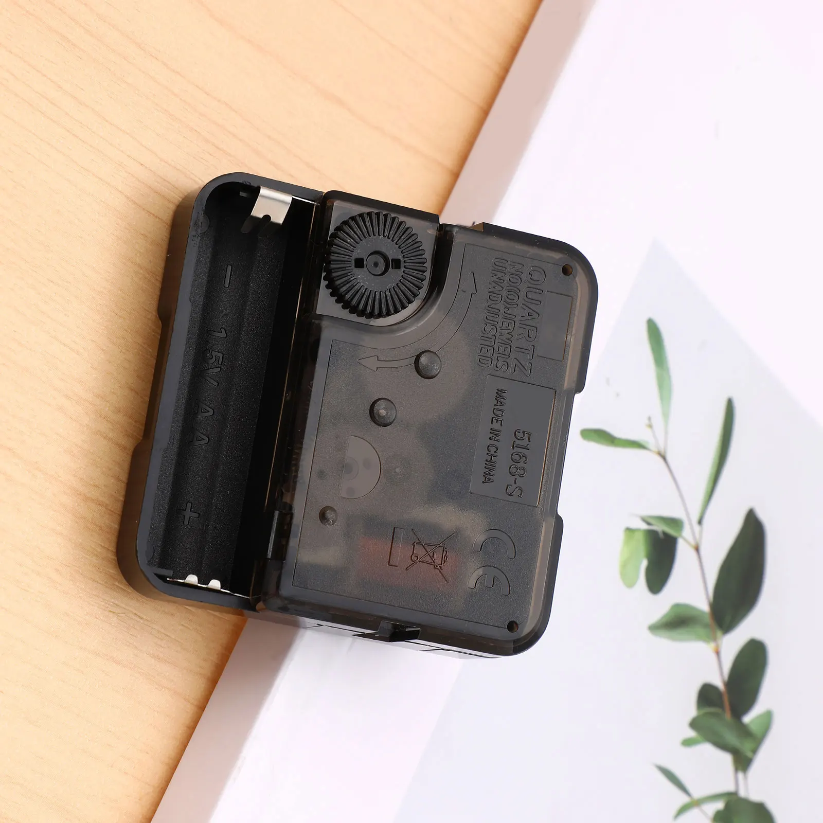 

Wireless Quartz Clock Movement Black Wall Replacement Mechanism Durable ABS DIY Repair Replacement Part for 3D Wall