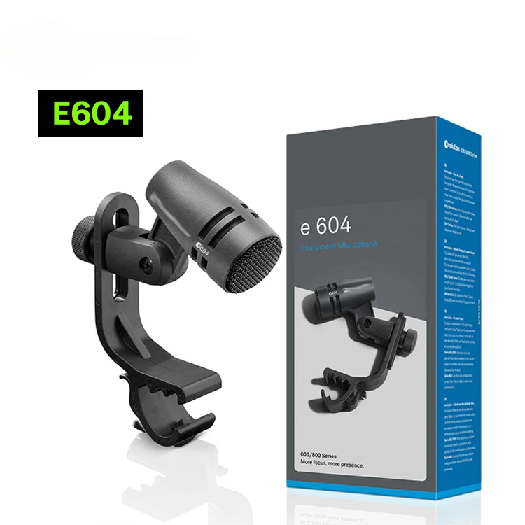 

E 604 Professional Cardioid Dynamic Drum Microphone Karaoke Instrument Metal Micrfono Stage Performance Wired Drum Mic E604