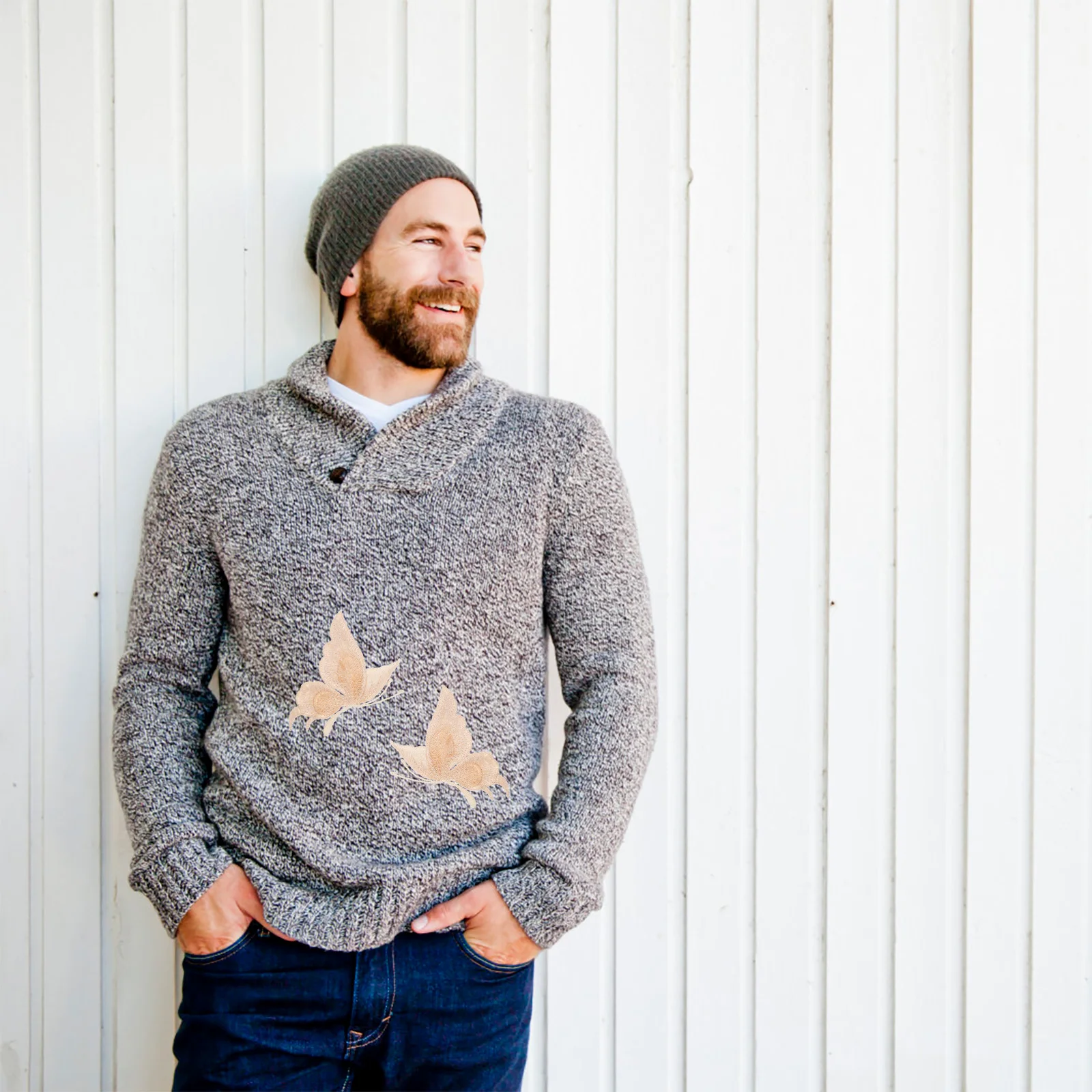 

3Pcs Fabric Patches Embroidered Butterflies Design Colorful Clothes Patch DIY Sewing Applique Clothing Accessories Decorative