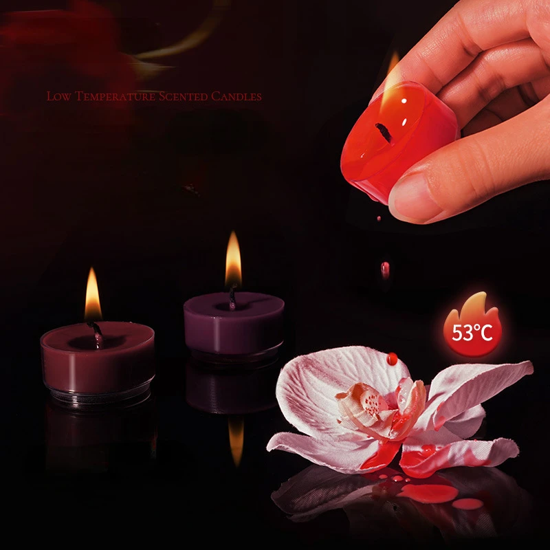 

3PCS Low-temperature Candles SM Training Flirting Wax Drops Romantic Aromatherapy Massage Candles Sex Toys for Couples