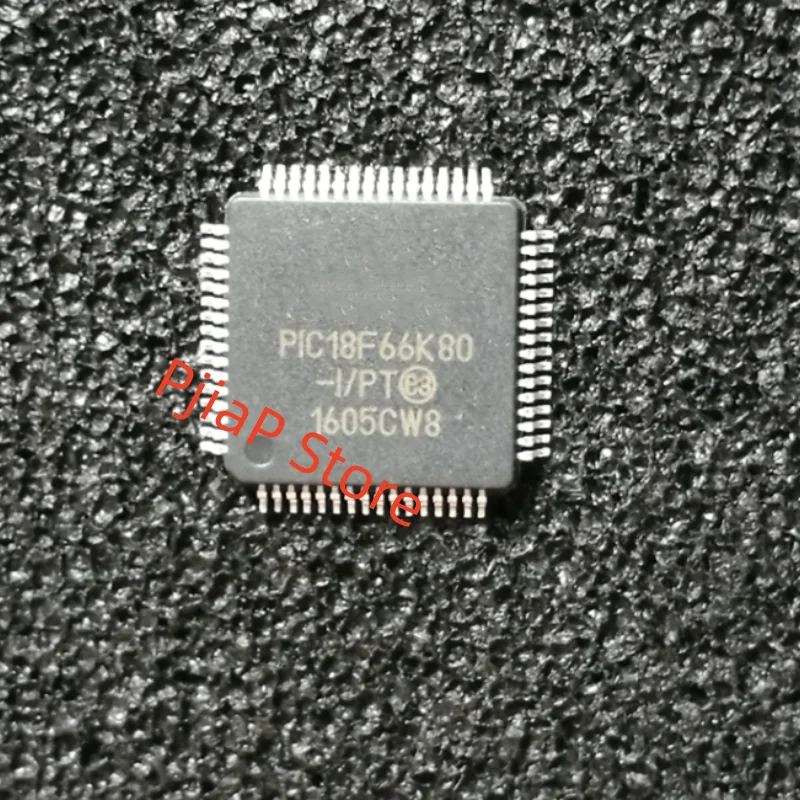 

5pcs PIC18F66K80 PIC18F66K80-I/PT TQFP64