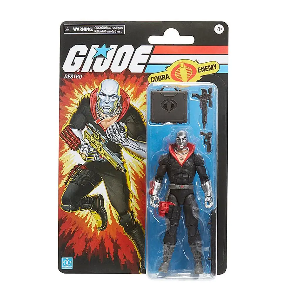 G.I. JOE Classified Retro Carded Animated Destro Gung-ho Baroness 6-inch Action FigureToy Gift