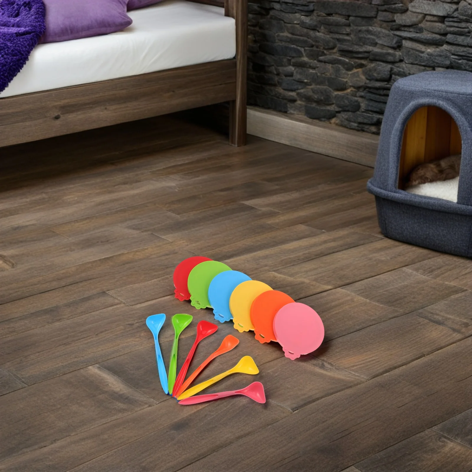 

1Set Cat Food Can Lid Reusable Silicone Cover for Pet Wet 3 Sizes Airtight Seal Keeps Fresh Longer Cat Can Covers