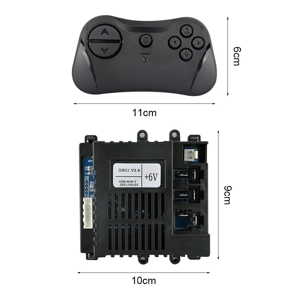 Mando a distancia y receptor para niños, accesorios para montar en coche, piezas de repuesto, DR01, V2.6, 2,4G, Bluetooth