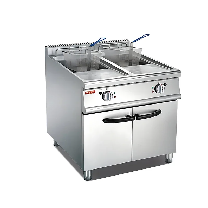 

Restaurant Hotel Heavy Duty Stainless Steel Commercial Industrial Electric Potato Big Deep Fryer
