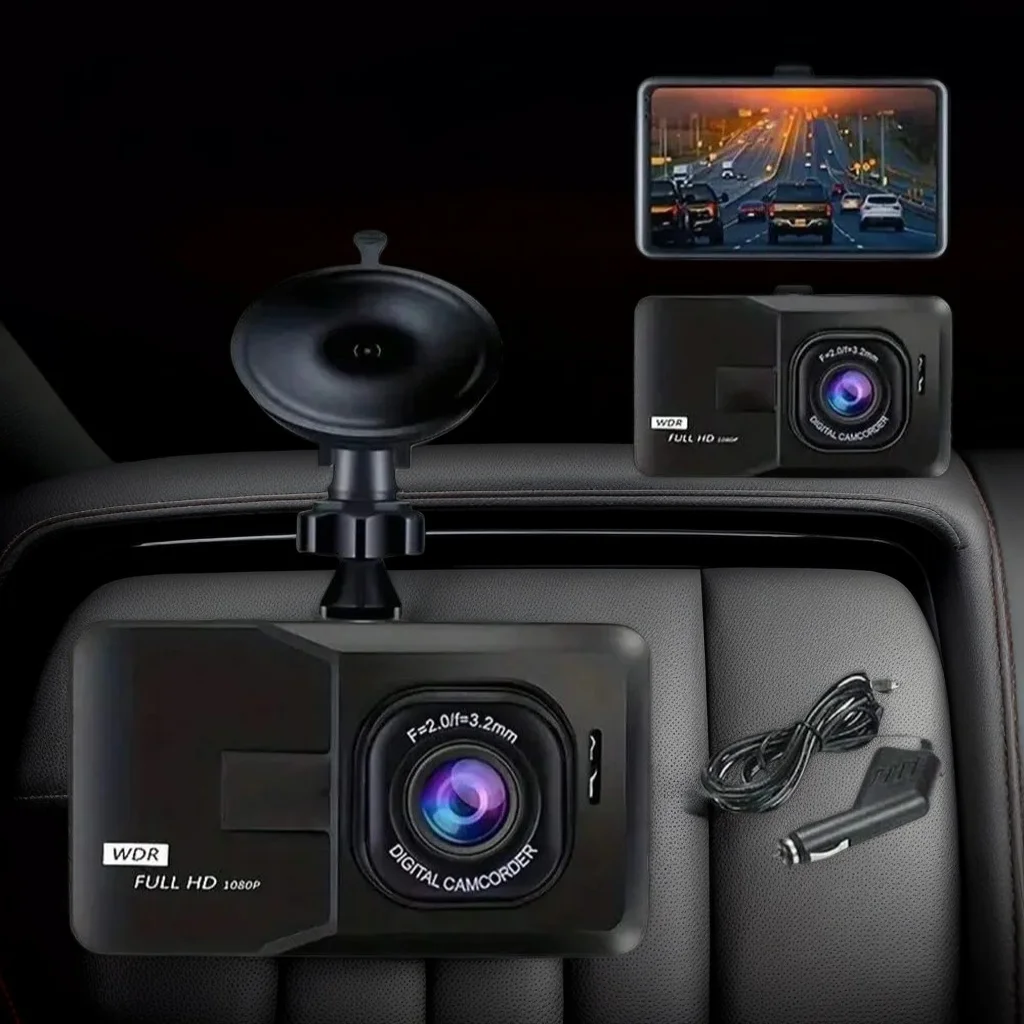 

​​XUSHIDZ-Q10 Dash Cam - Night Vision Car DVR G-Sensor HDR Loop Recording 1080P Vehicle Recorder​​