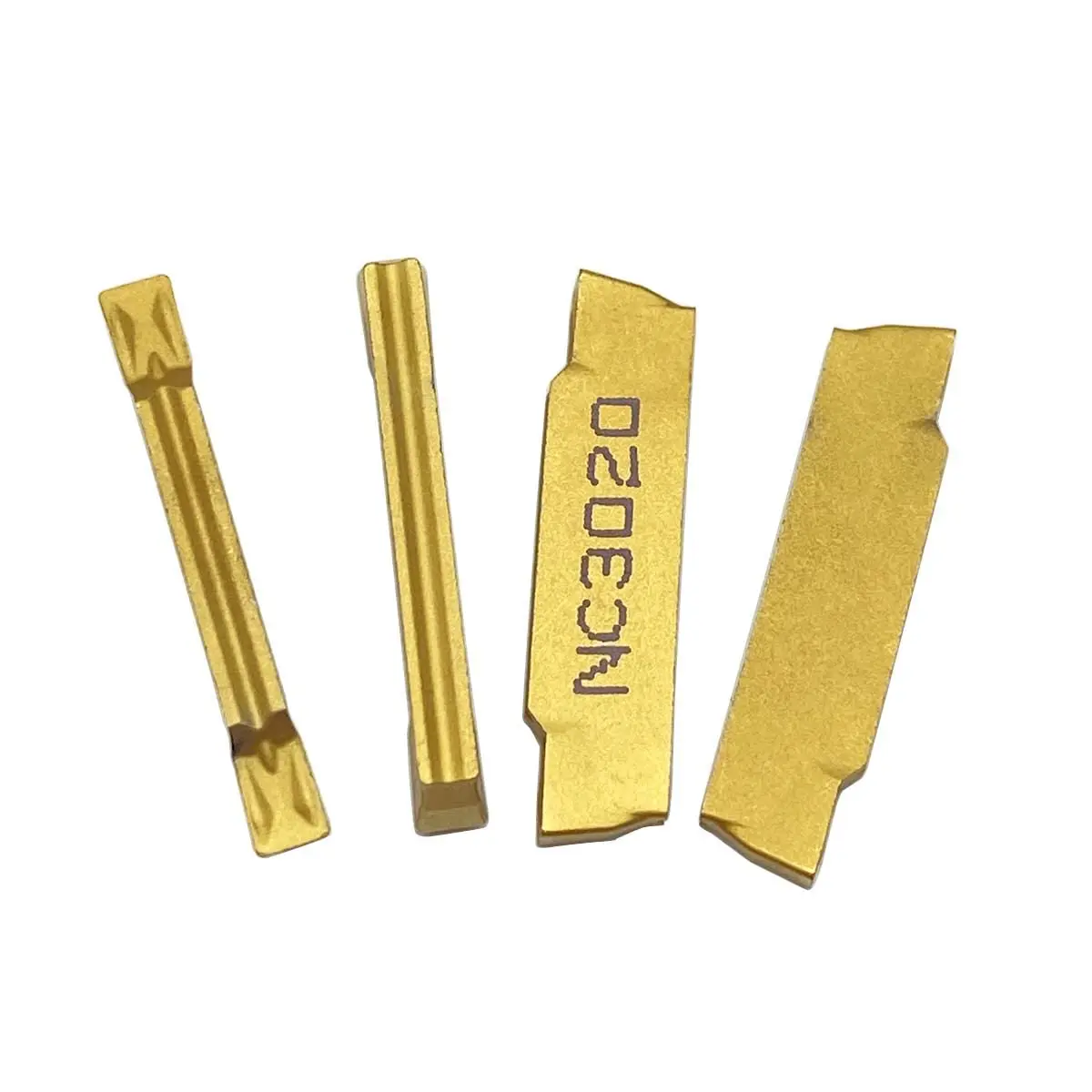 GBJ-CNC 강재 부품 선반용 카바이드 그루브 커터 인서트, MGMN 1.5 2 3 4mm 3020 3030, 10 개