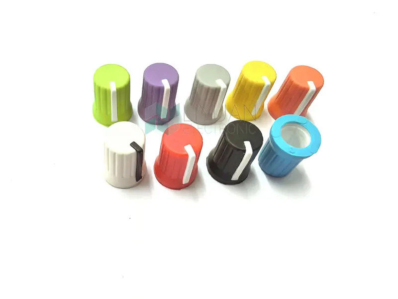 5pcs Hole 6mm Any angle soft rubber Pioneer EQ knob DJM750 800 850 900 2000 DJM DDJ Pioneer Mixer knob cap 15*20MM Half-axi