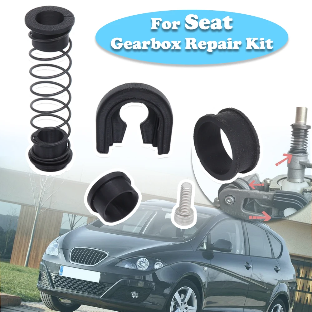 Gearbox Repair Kit MT Trans Shifter First Gear Getter Reverse Lever Change Selector Linkage Bushes For Seat Cordoba Leon Altea