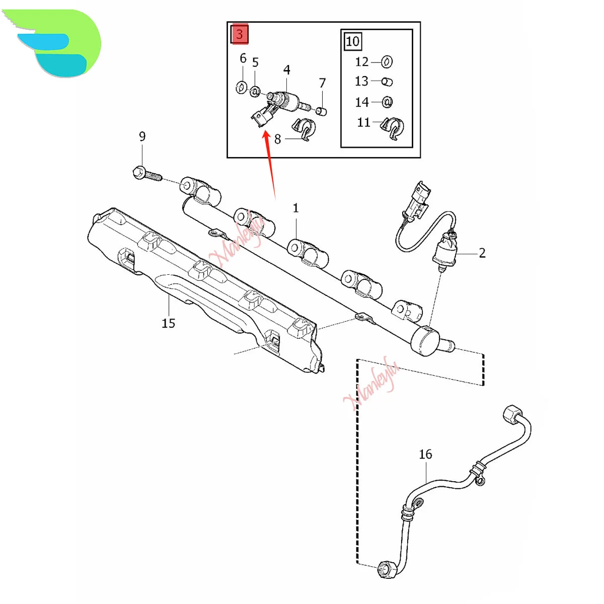 엔진 연료 인젝터 2.0T 엔진 연료 인젝터, 볼보 인젝터 S60 XC60 S80 V70 2012-2014 9487434 31480972 31339154, 1 개