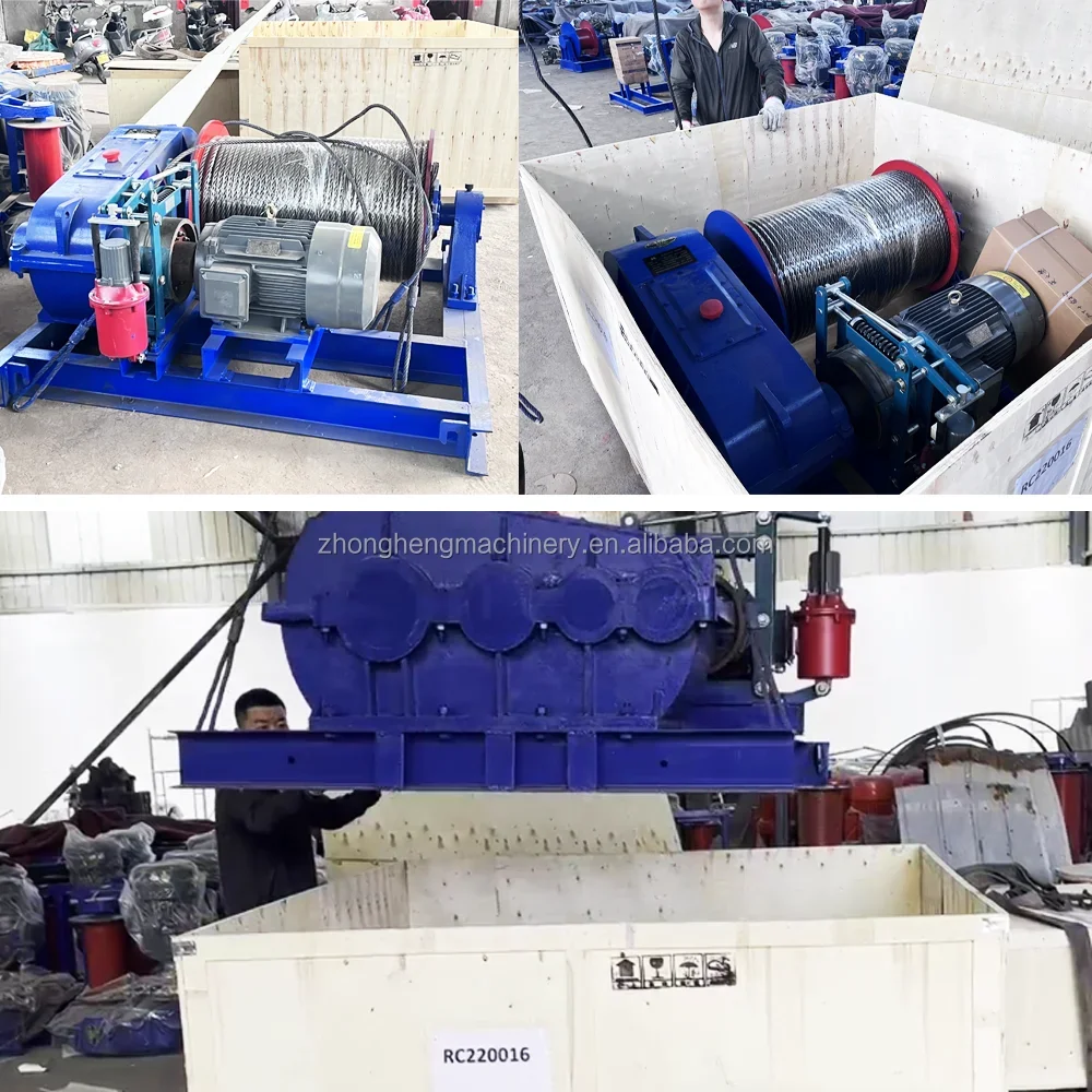 10000LBS ATEX認証取得済み防爆ウインチ（化学工場向け本質安全回路搭載）