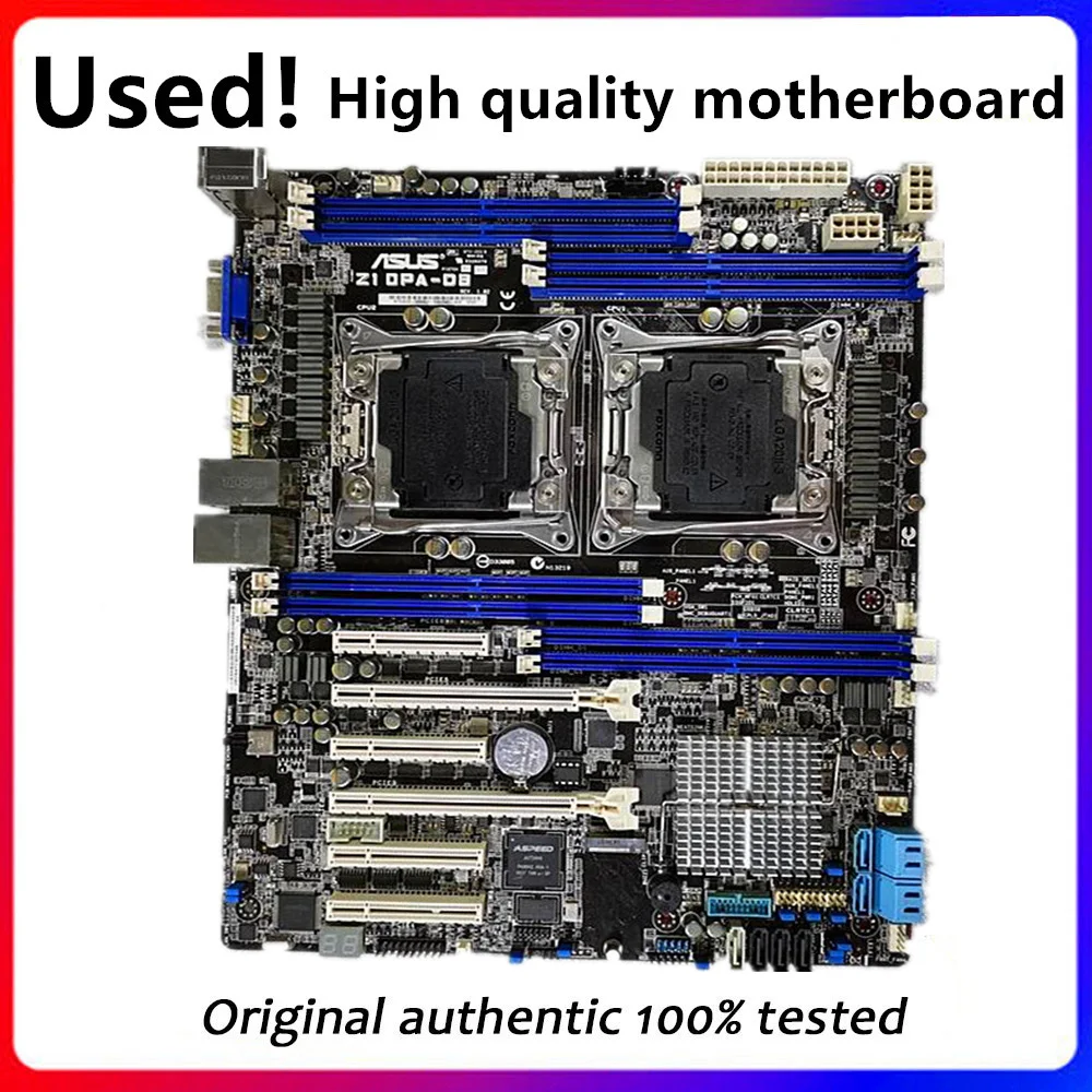 

For ASUS Z10PA-D8 Used original For Intel C612 Server motherboard Socket LGA 2011 V3 V4 DDR4 X99 128GB Motherboard