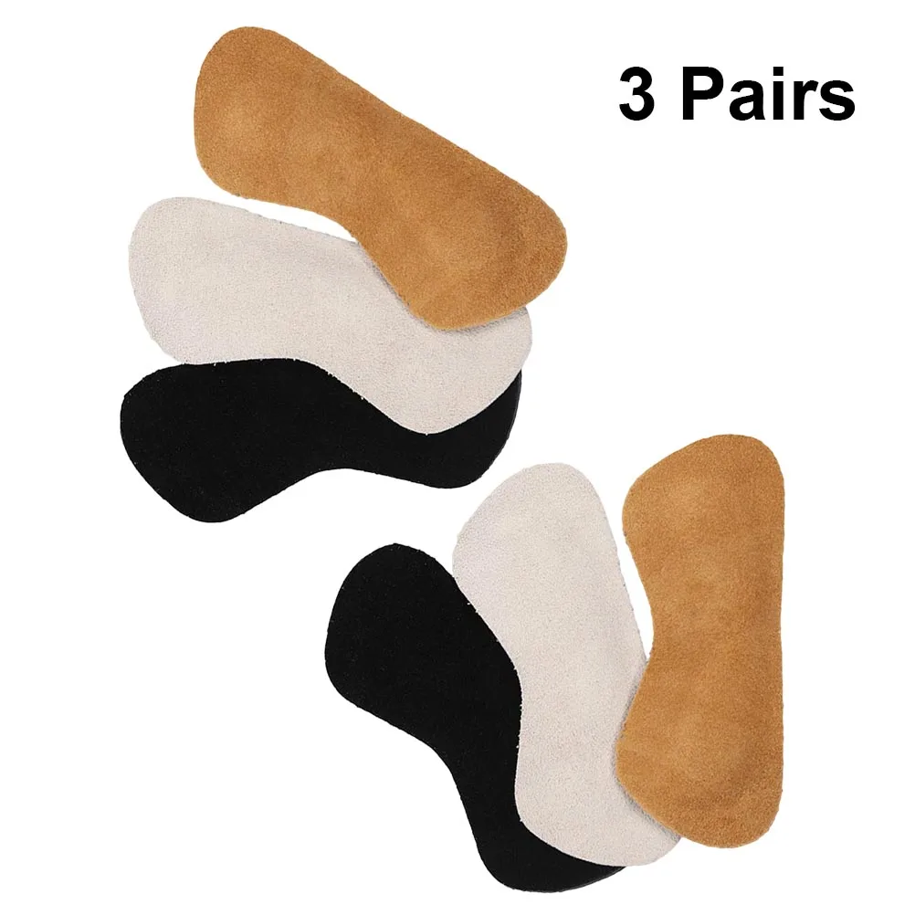 

3Pairs AntiWear Foot Stickers HighHeel Boots Shoe Protector Pads MenWomen Liner HeelGripsheel cushions pads shoe heel stickers