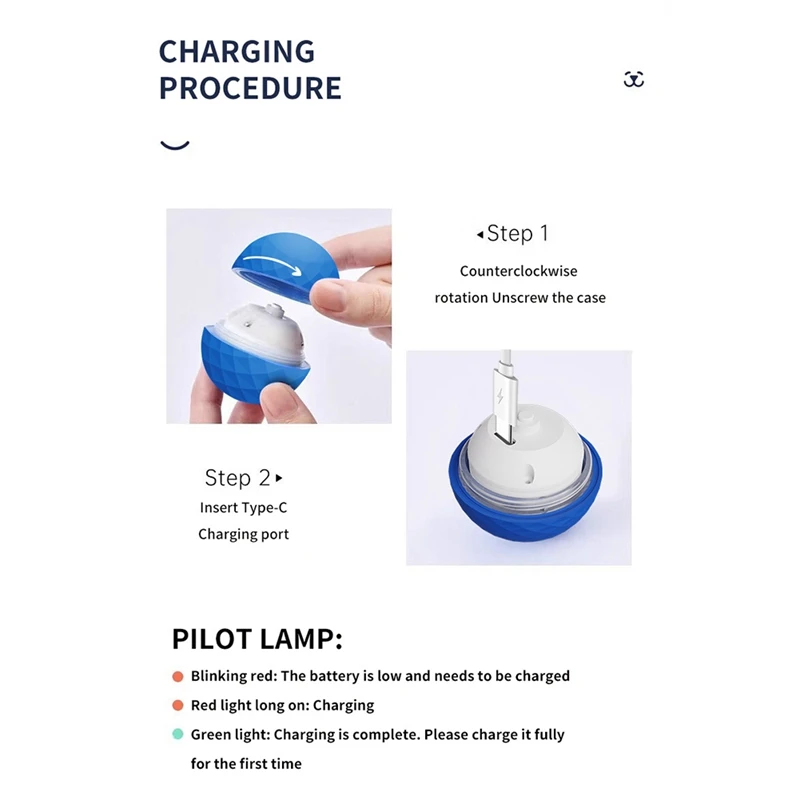 猫用自動ローリングボール,インテリジェントインタラクティブ犬のおもちゃ,充電式ペット強化おもちゃ,咬傷に強い