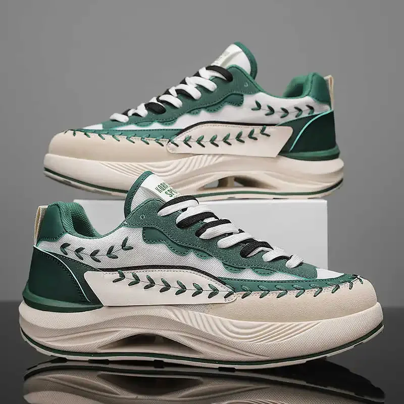 

Мужская спортивная обувь на резиновой подошве с толстой подошвой, кроссовки, вулканизированные кроссовки, кроссовки, мужские ботинки, ботинки, идея поставщиков в стиле ретро, купить