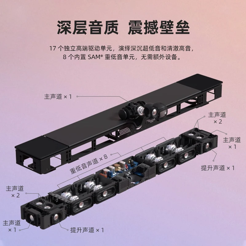 Atmos Home Theater All-in-One Sound Bar Opera House