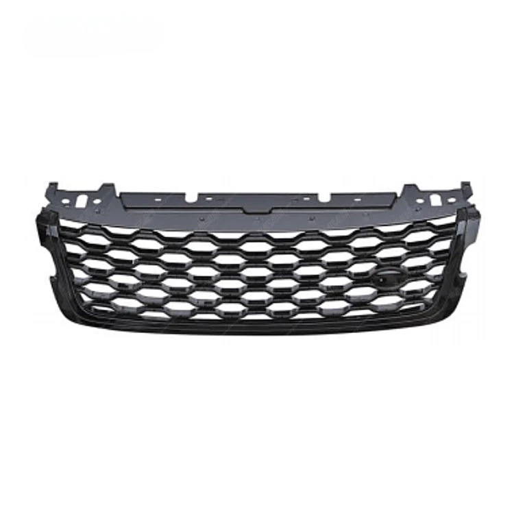 Gloss Black ABS Material Auto Parts Front Bumper Replaced Items Grill Fit For Range Rover Velar