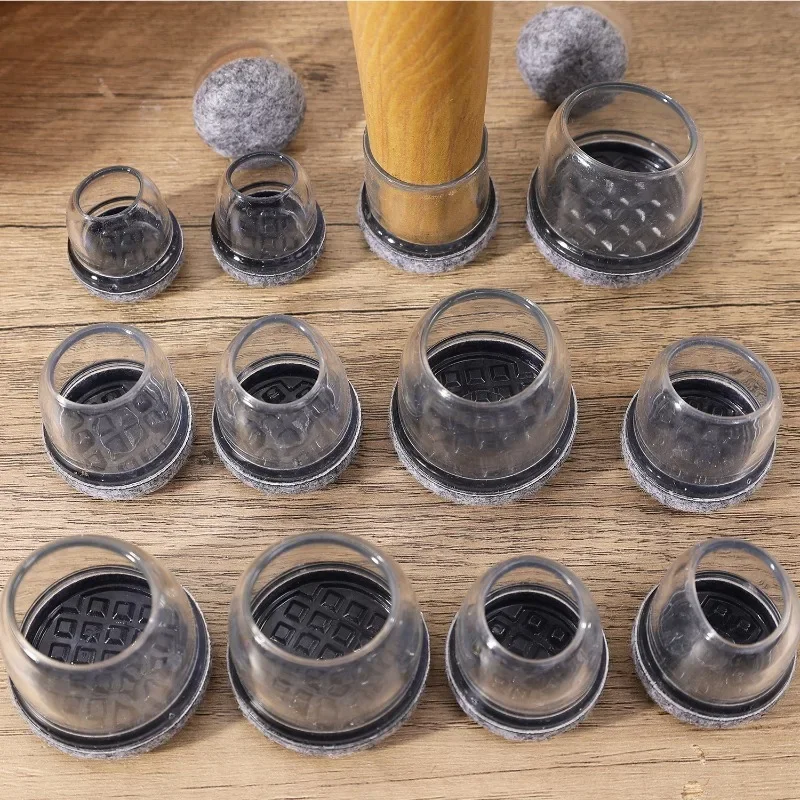 透明椅子脚カバー家具脚保護カバー滑り止めテーブルパッドキャップ床プロテクター家庭用家具装飾