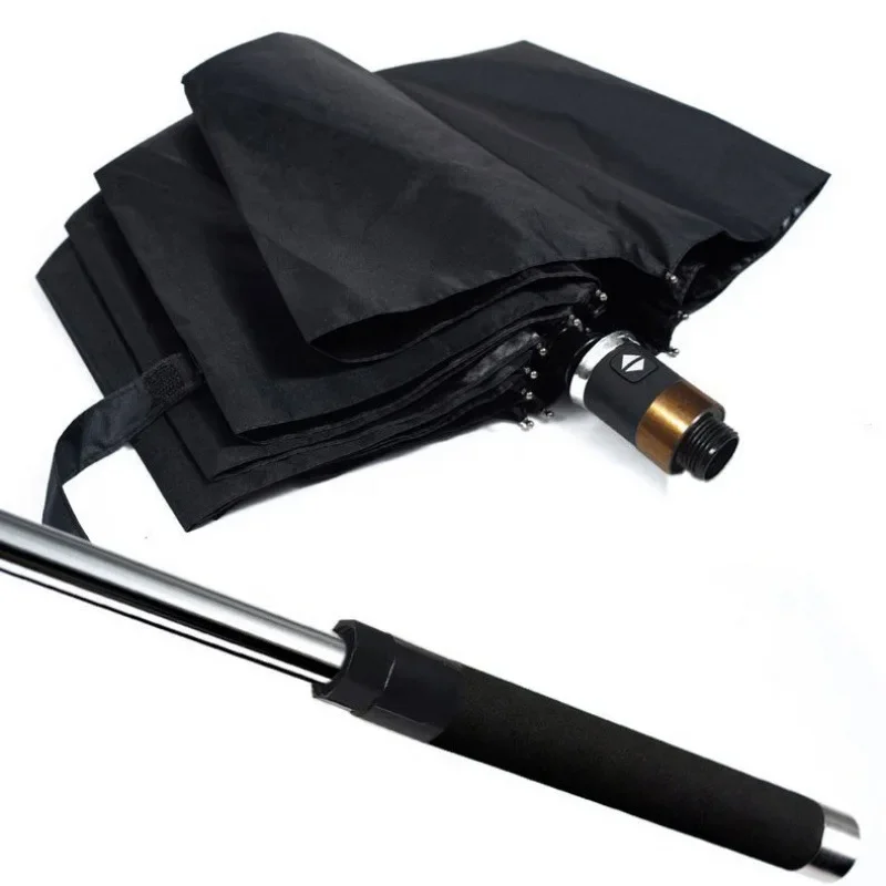 

Self-Defense Portable Car Expandable Baton Tactical Self-Defense Umbrella Sansetsukon Automatic Folding Umbrella