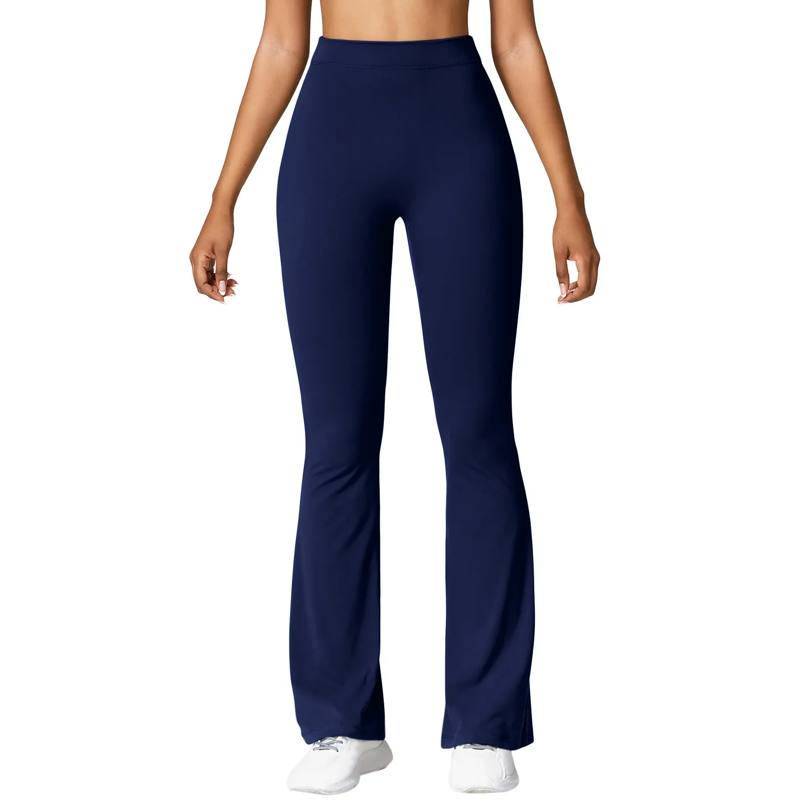 Mode Micro Horn Leggings Frauen V-back Taille Sport Hosen Hohe Taille Push-Up Butt Gym Hosen Solide Schlanke latin Dance Hose – Detail 14