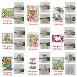 Christmas Plants Metal Cutting Dies and Stamps Scrapbooking Paper Craft Handmade Album Card Punch Art Dies New Stamps and Dies