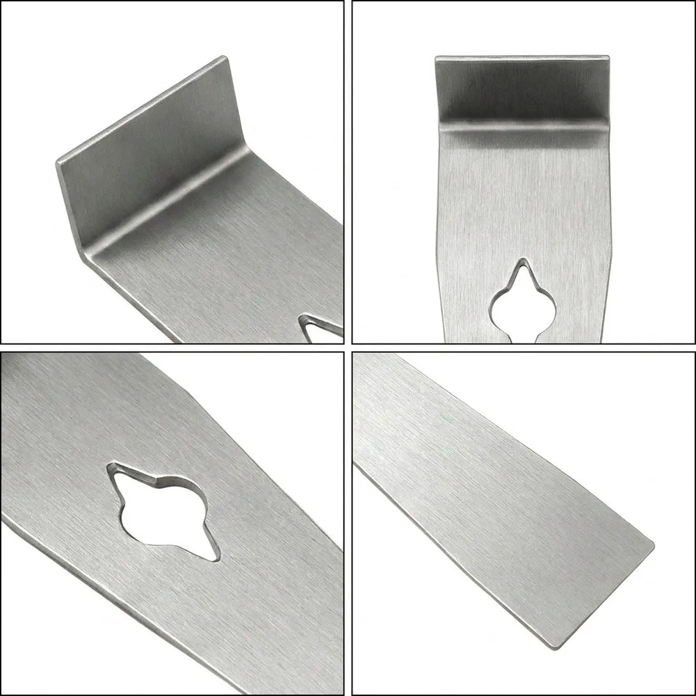 10-Inch Stainless Steel Pry Bar Scraper For Woodworking Door Trim Removal And Paint Lifting Tool, For Home Workshop Construction