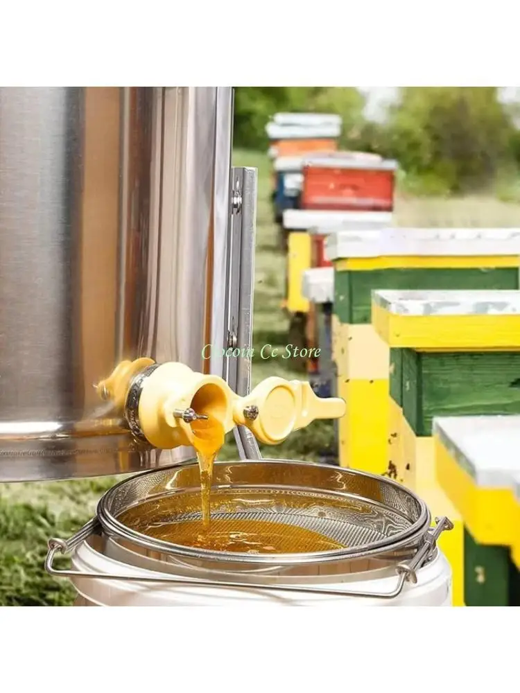 X90F Adjustable Beekeeping Filter with Double Sieve 9.4 Inch Diameter Dishwasher Safe