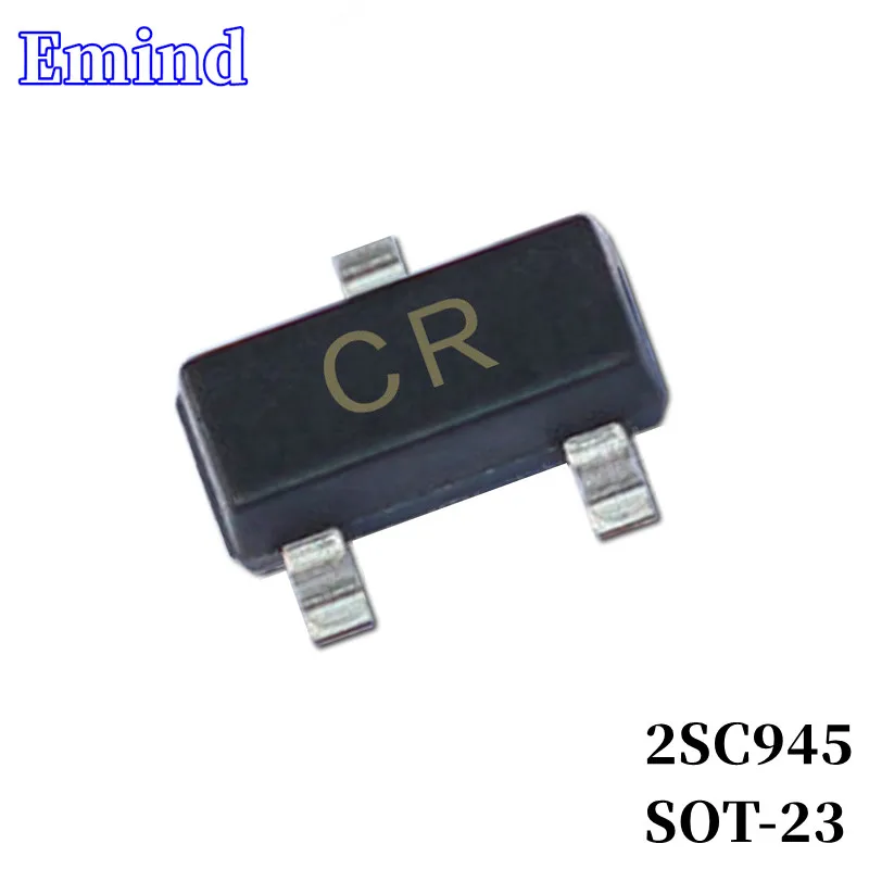 100/200/300Pcs 2SC945 SMD Transistor Footprint SOT-23 Silkscreen CR Type NPN 50V/150mA Bipolar Amplifier Transistor